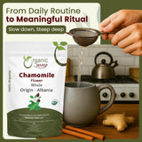 Organic Way chamomile flowers loose leaf tea