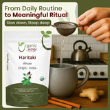 Organic Way Haritaki Whole 109g back view packaging