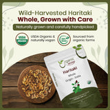 Organic Way Haritaki Whole 109g side view