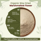 Organic Way Marshmallow Root Powder packaging back view