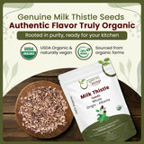 Organic Way Milk Thistle Seeds 449g resealable packaging