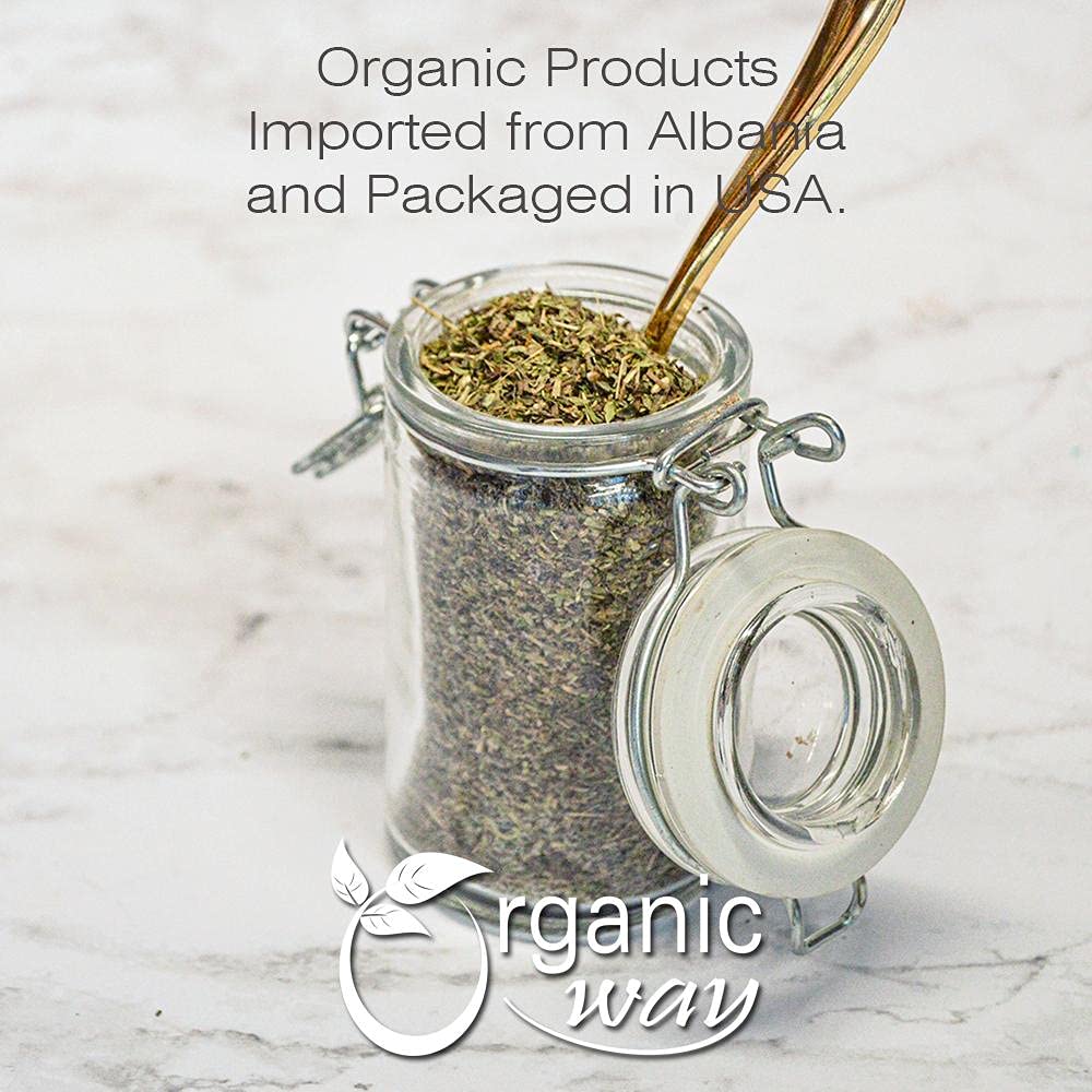 Organic Way Stevia Leaf Cut & Sifted storage container