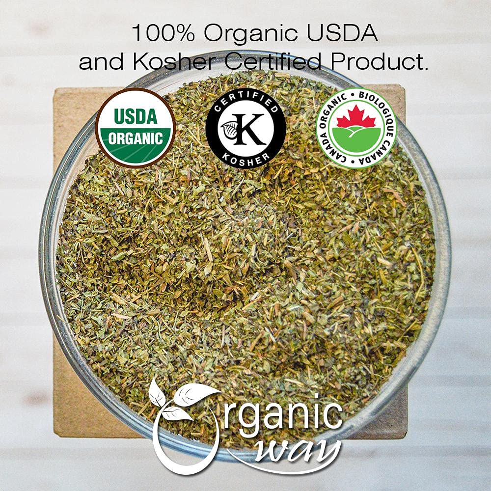 Organic Way Stevia Leaf Cut & Sifted with other herbs