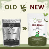 Organic Way Whole Milk Thistle Seeds in a bowl