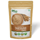 ORGANIC ZING Shatavari Powder front view in airtight pouch