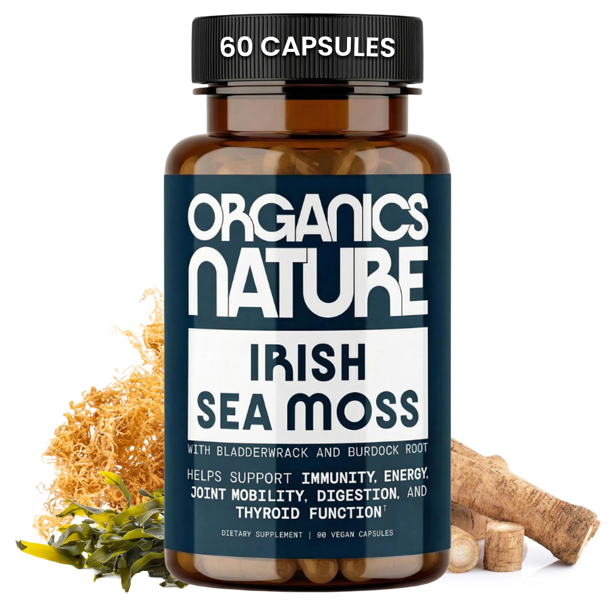 ORGANICS NATURE Sea Moss Capsules 170g front view