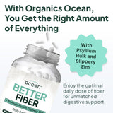 Organics Ocean High Fiber Supplement bottle side view