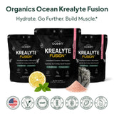 Organics Ocean Krealyte Fusion close-up of the product lid