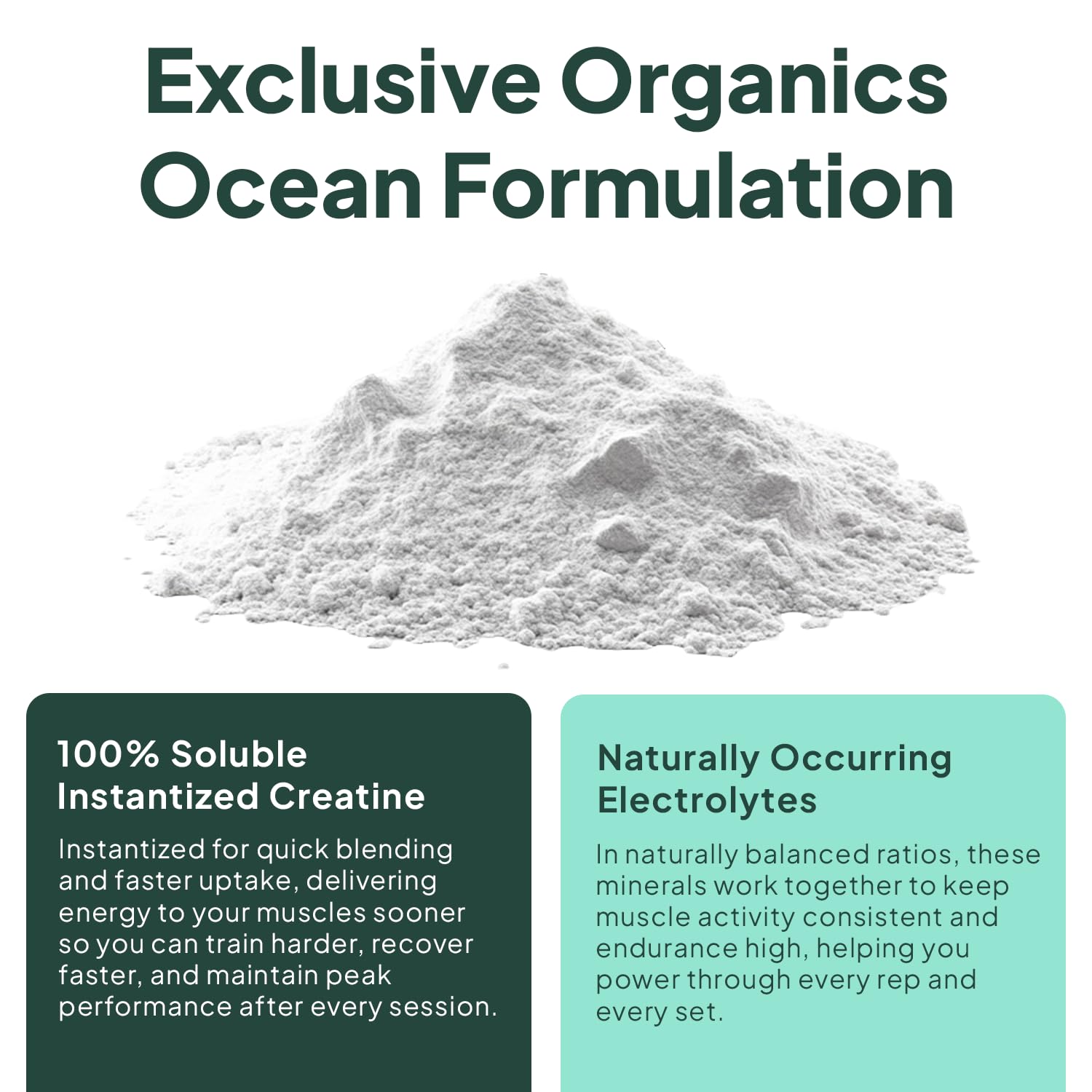 Organics Ocean Krealyte Fusion packaging with Pink Lemonade flavour label