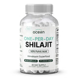 Organics Ocean Shilajit Capsules 250mg front view