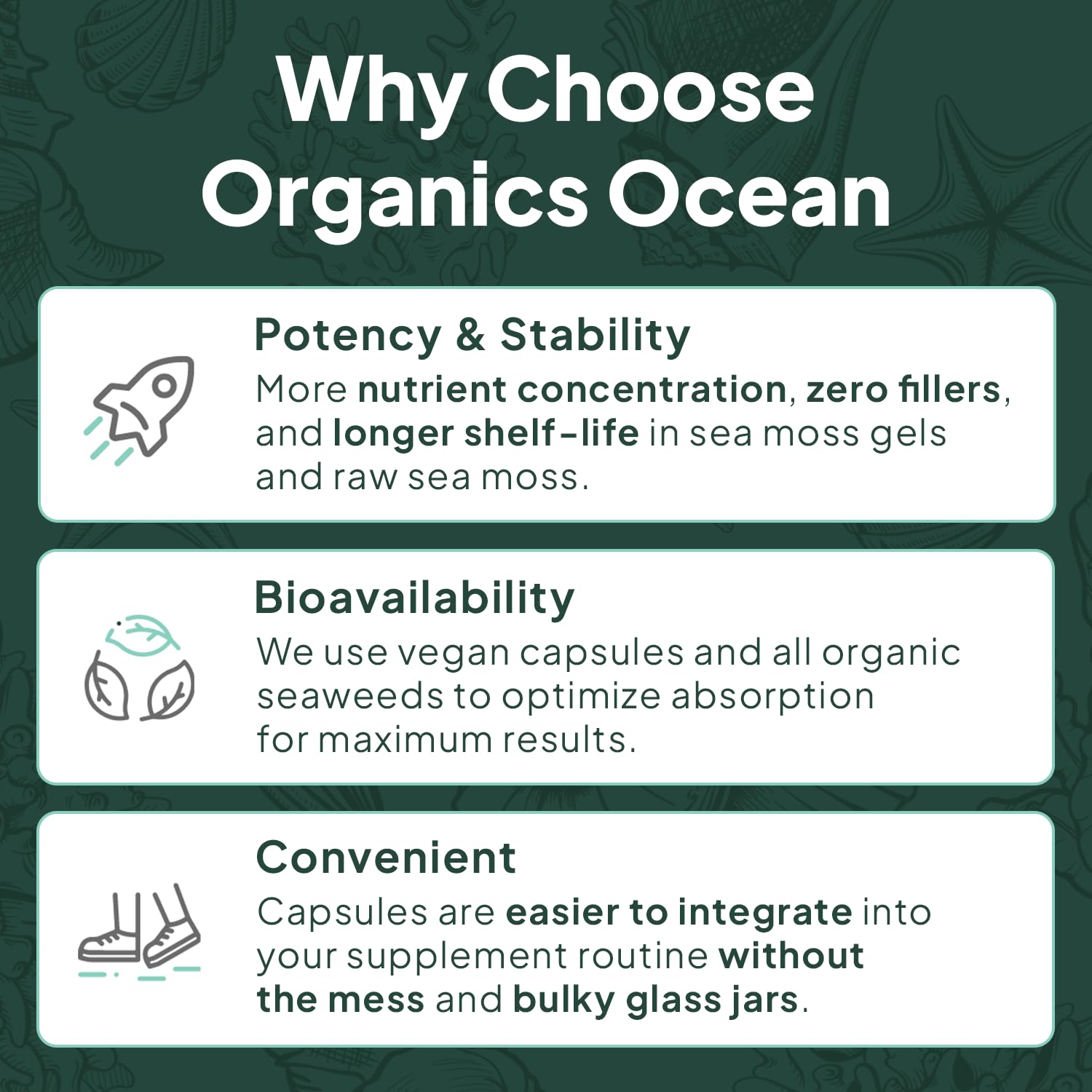 Organics Ocean Shilajit Gummies nutritional information