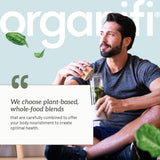 Organifi Green Juice Powder 259g packaging with a scoop beside it