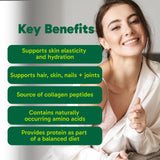 Organika Collagen Peptides Protein Powder nutritional information