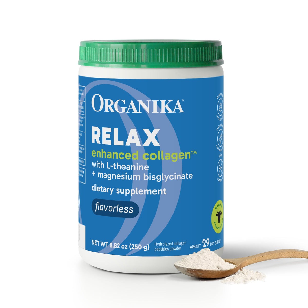 Organika Collagen Supplement 240g front view packaging