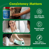 Organika Collagen Supplement 240g on a kitchen counter