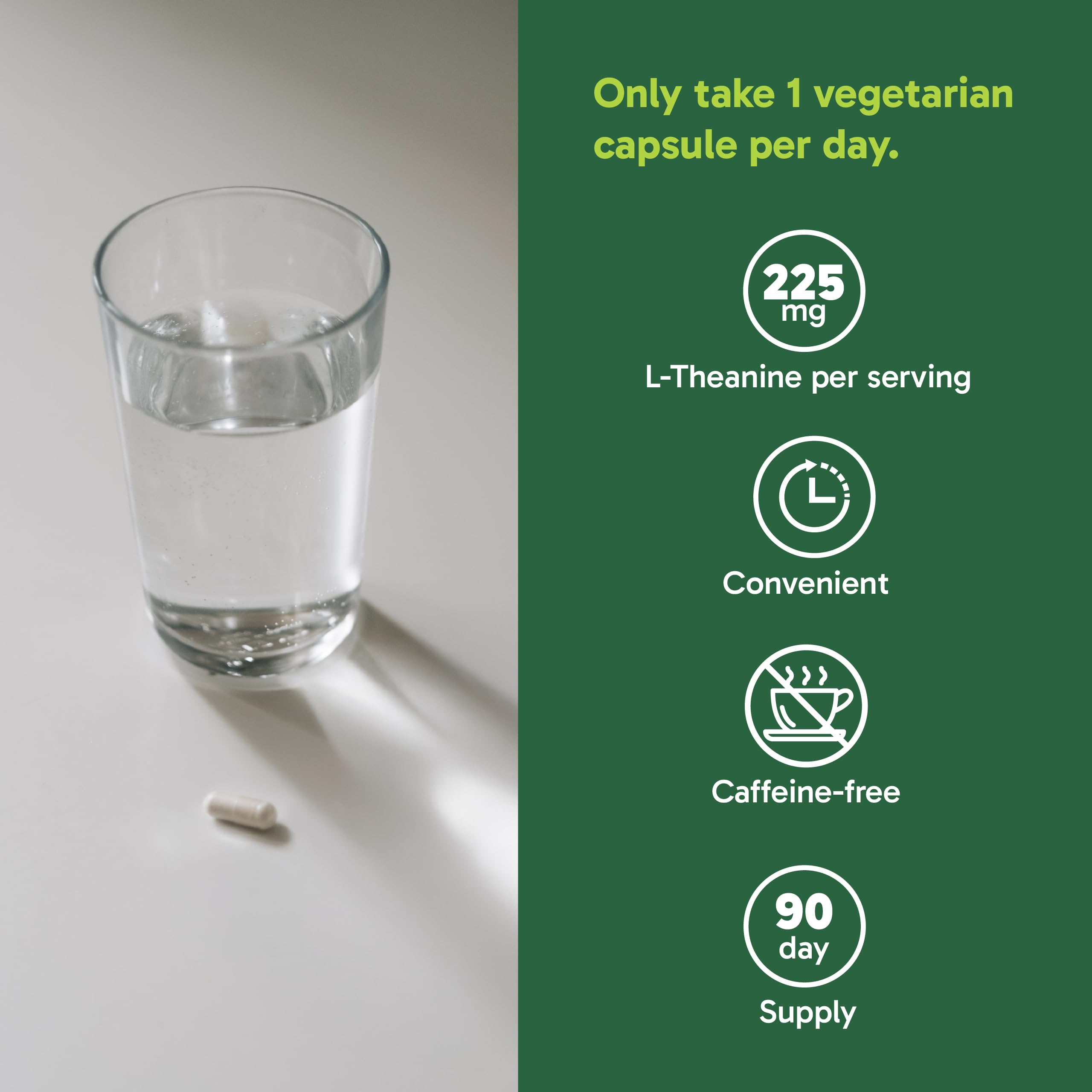 Organika L-Theanine 200mg capsules ingredients list