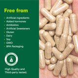 Organika Uric Acid Support Capsules with cherry fruit powder