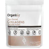Organixx Collagen Peptides + Creatine Powder front view with packaging