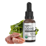 Organixx Iodine Drops 15ml bottle side view