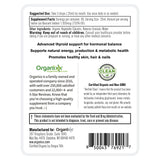 Organixx Iodine Drops with a measuring spoon