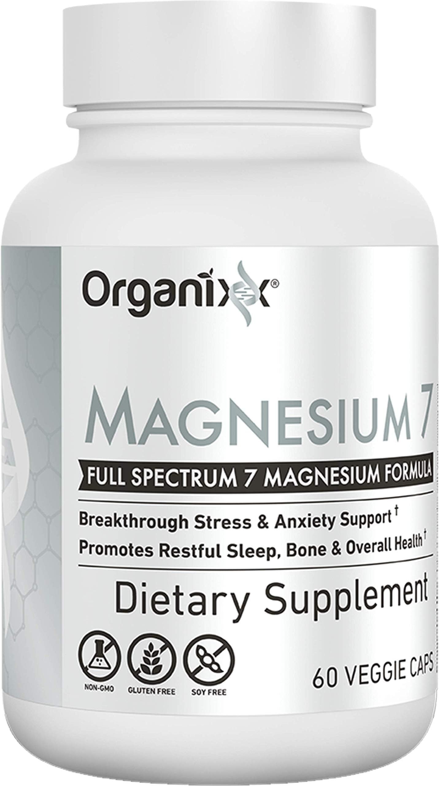 Organixx Magnesium 7 capsules front view