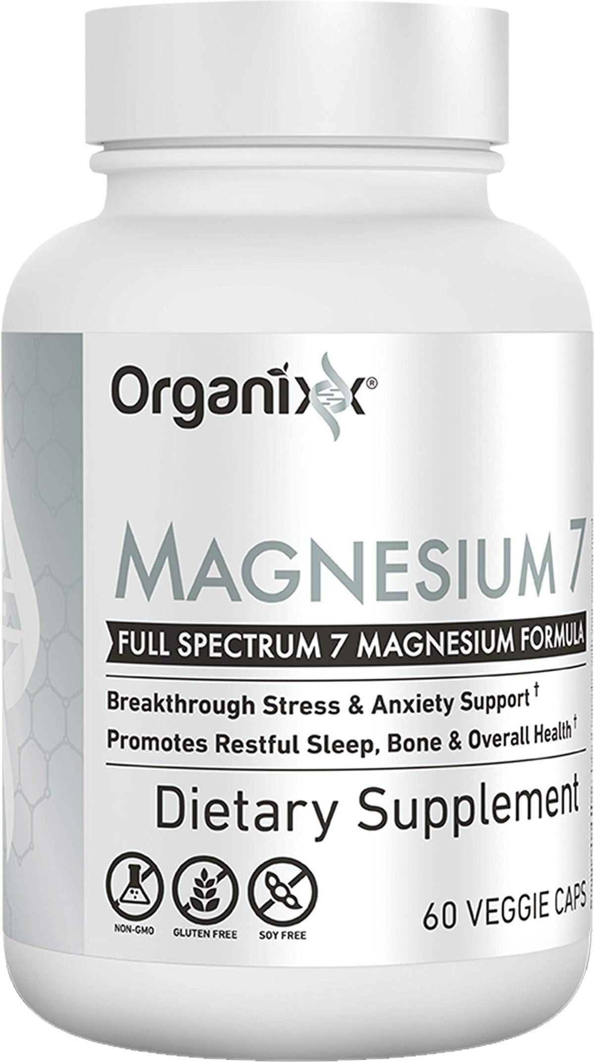 Organixx Magnesium 7 capsules front view