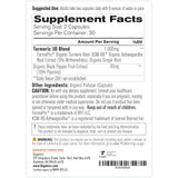 Organixx Turmeric Curcumin Supplement 50g on a wooden table