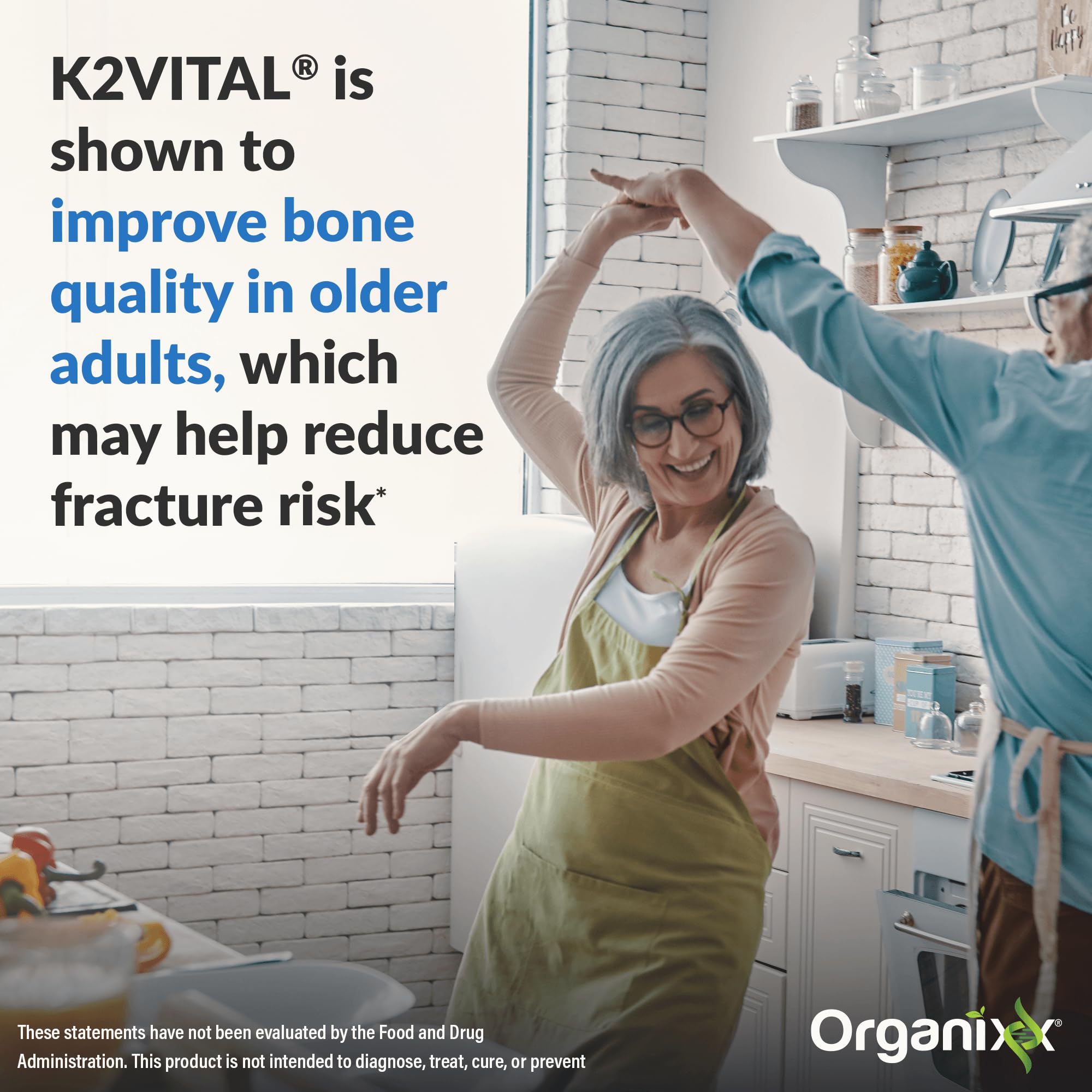 Organixx Vitamin D3 & K2 supplement lifestyle scene