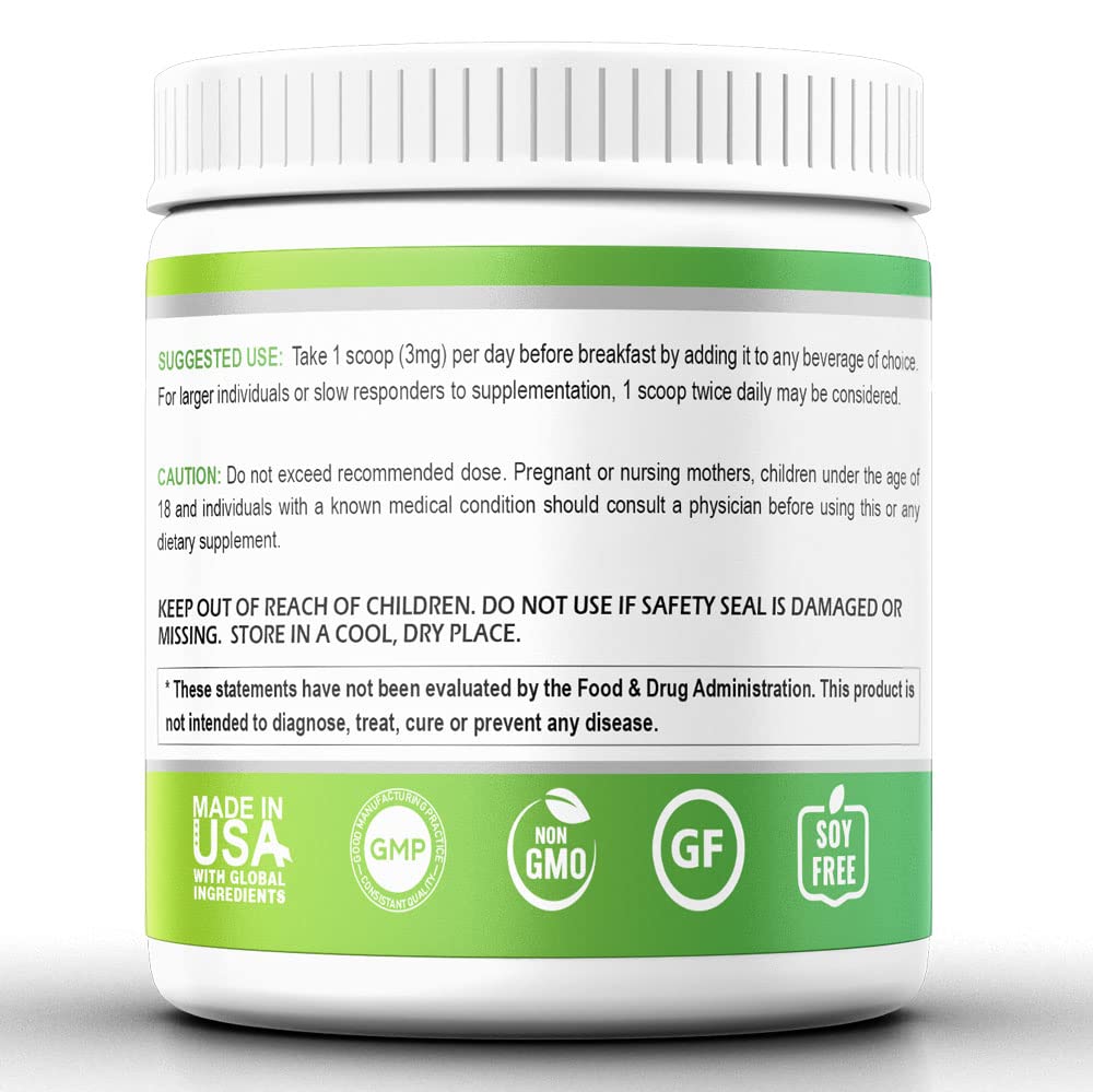 ORGANOPLEX Insulin Plant Leaf Powder 180g jar with lid