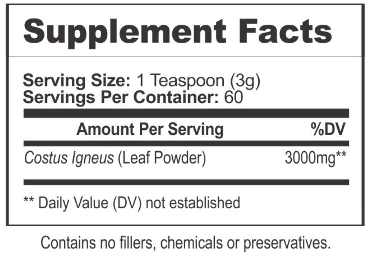 ORGANOPLEX Insulin Plant Leaf Powder preparation in boiling water