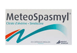 ORGMAX MeteoSpasmyl Soft Capsules back view with ingredient information