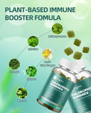 ORGMO Chlorophyll Gummies showing tapioca flour coating