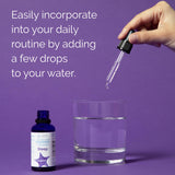 Oriel Liquid Magnesium 109g label close-up