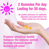 originalifv Probiotic Gummies back view with nutritional information