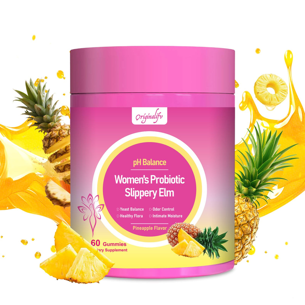 originalifv Probiotic Gummies front view packaging