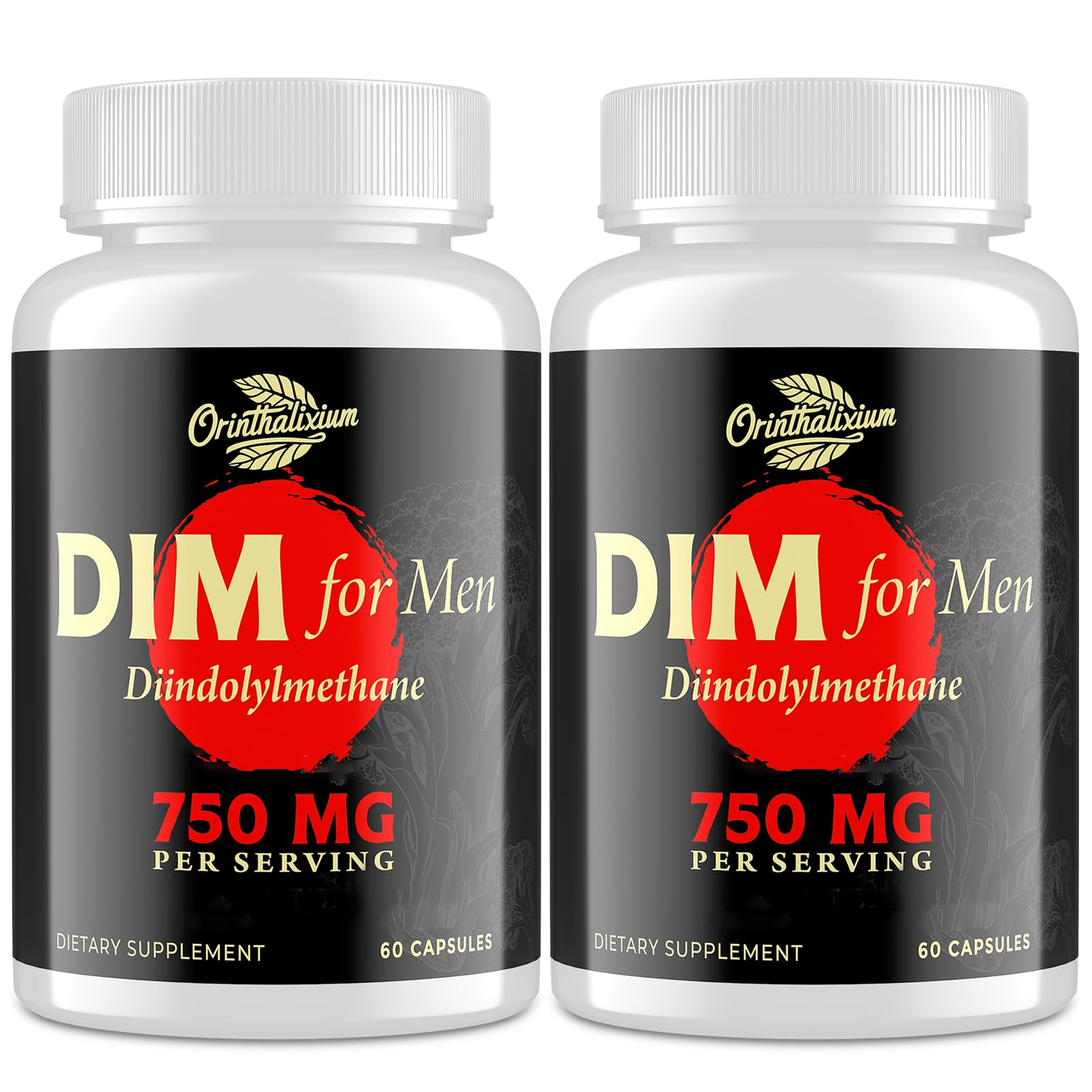 Orinthalixium DIM Supplement for Men 750MG front view