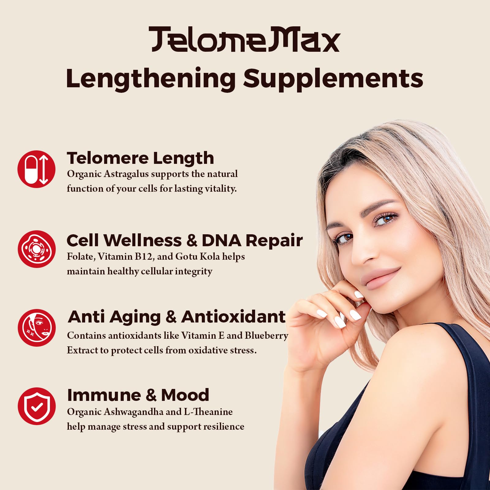 Orinthalixium TelomeMax 159g back view with ingredient list
