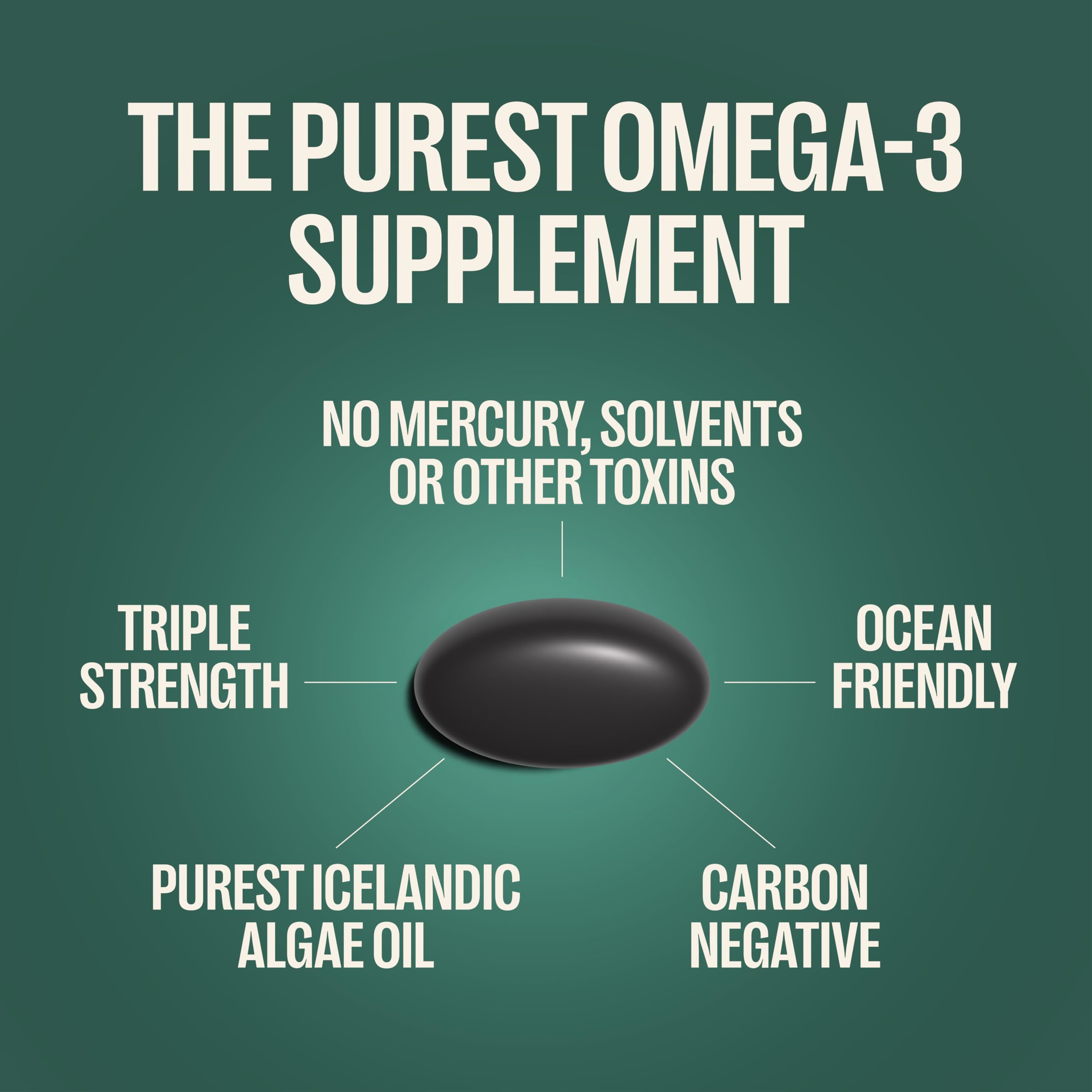 Orlo Omega-3 Algae Oil Softgels ingredients list