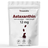 Ormelique Astaxanthin Supplement 12mg softgel bottle front view