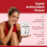 Ormelique Astaxanthin Supplement 12mg softgels close-up