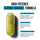 OroLine Nutrition Quercetin 500mg capsules close-up