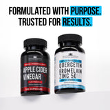OroLine Nutrition Quercetin capsules in a hand