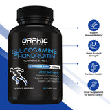 ORPHIC NUTRITION Chondroitin Supplement side view with ingredients