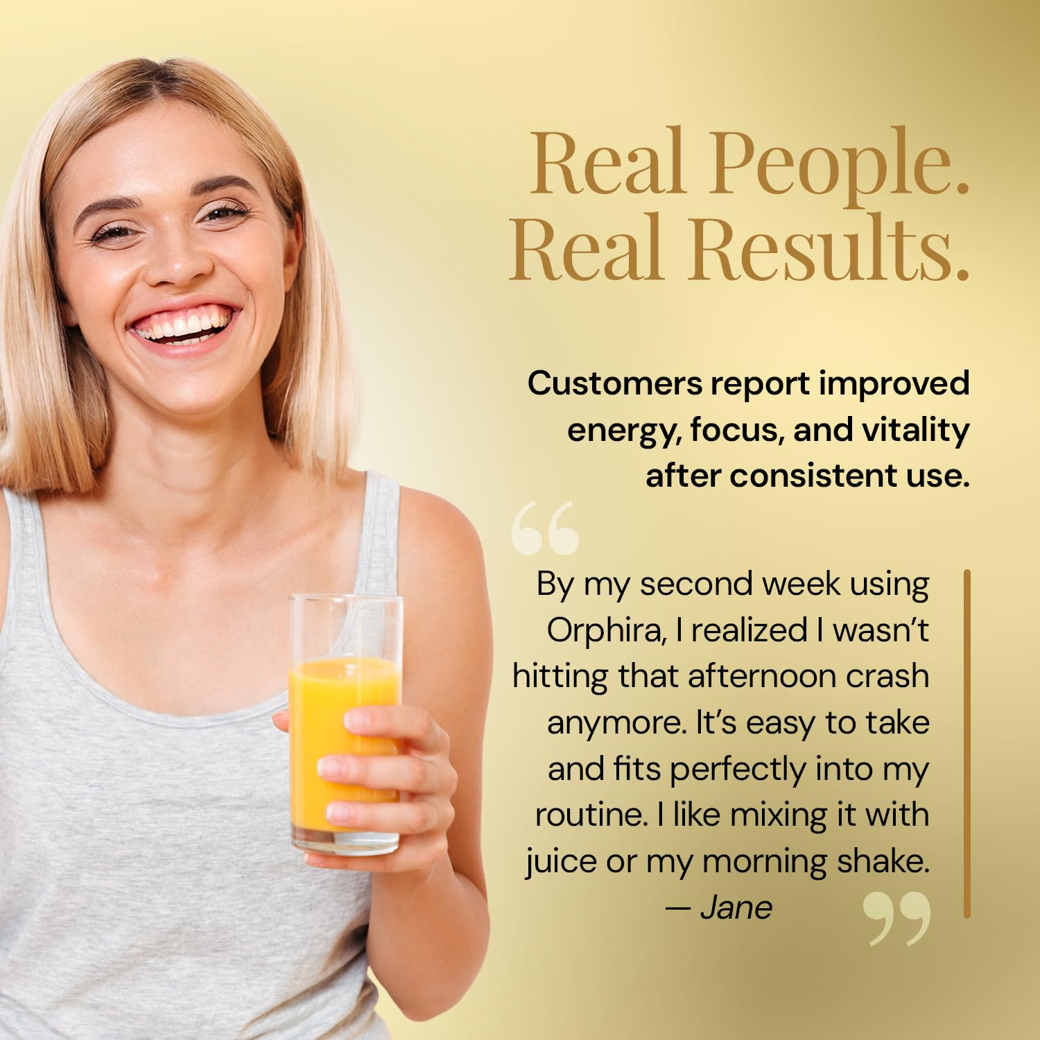 Orphira Nutrition Liposomal NAD+ Liquid Supplement with fresh fruits