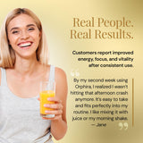 Orphira Nutrition Liposomal NAD+ Liquid Supplement with fresh fruits