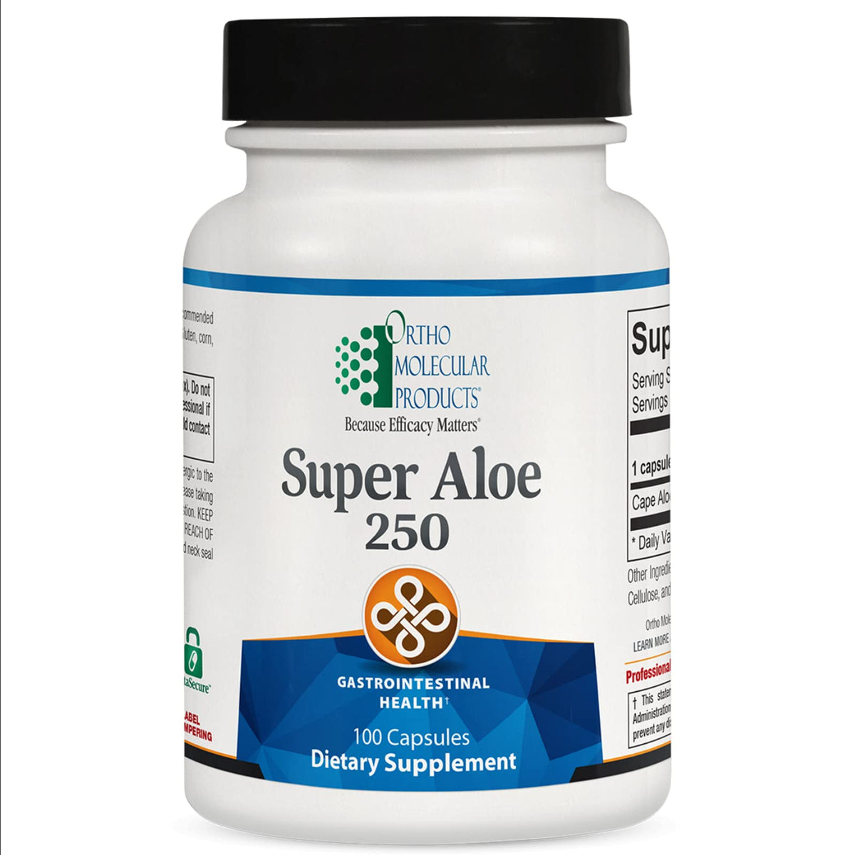 Ortho Molecular Products Super Aloe 250 front view of packaging