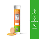 ORZAX Vitamin C Effervescent Tablets orange flavour packaging