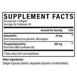 Osasuna Astaxanthin Softgels on a wooden surface