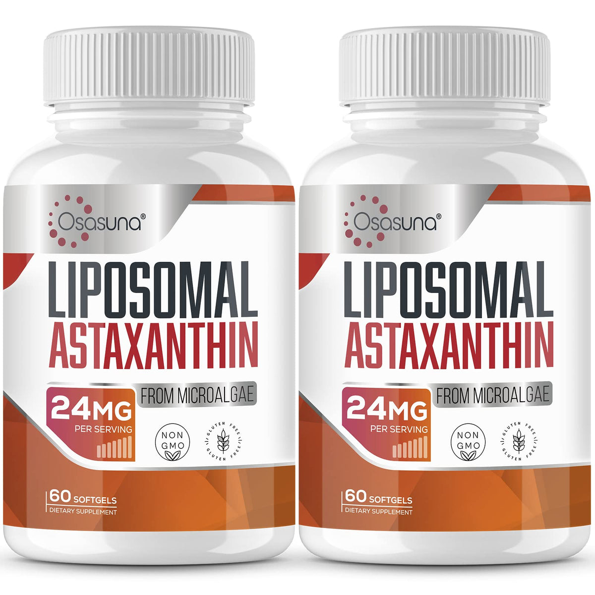 Osasuna Liposomal Astaxanthin 24 mg softgel front view
