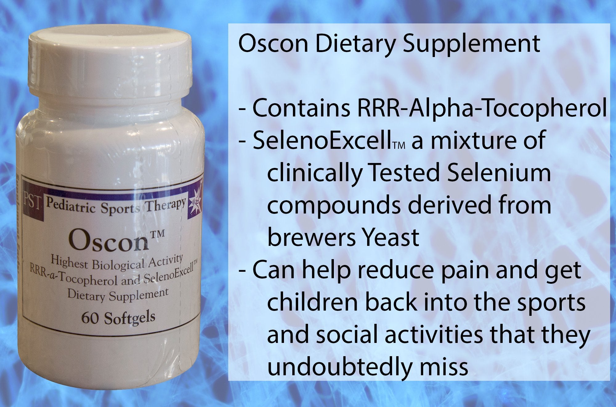 OSCON Selenium Supplement softgel close-up
